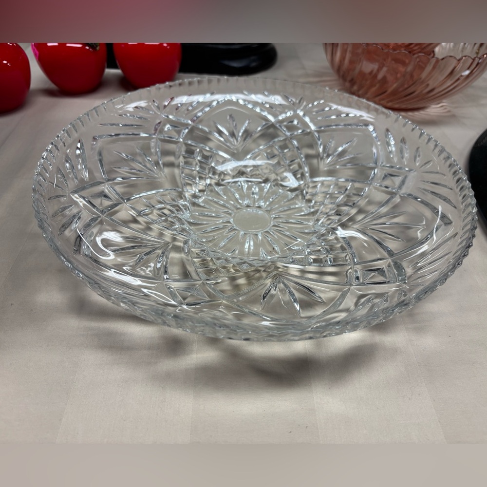 Vintage Luminarc France Coupe Comete Large Plate Dish Serving Platter